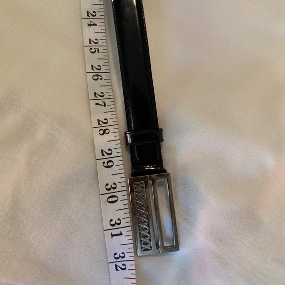 Vintage Paloma Picasso Black Patent Leather Belt main image 12